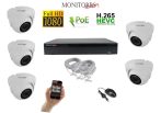   Monitorrs Security - IP Dóm kamerarendszer 5 kamerával 2 Mpix - 6001K5