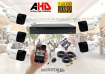   Monitorrs Security - AHD kamerarendszer 5 kamerával 2 Mpix - 6030K5