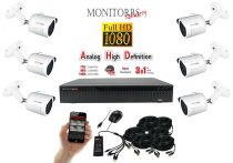   Monitorrs Security - AHD kamerarendszer 6 kamerával 2 Mpix - 6101K6
